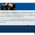 Divers Academy Landing Page