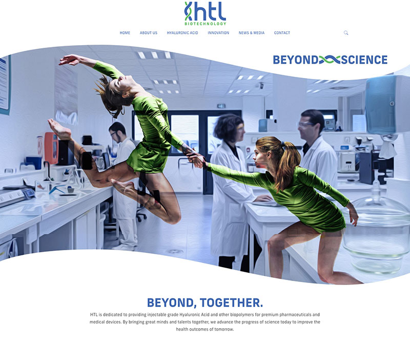 HTL Biotech website development